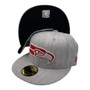 Seattle Seahawks New Era All Heather Gray With Red Inside The Seahawk 59FIFTY Fitted Hat
