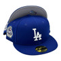Los Angeles Dodgers New Era All Royal Blue With The Years of Champions Side Patch 59FIFTY Fitted Hat