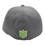 Seattle Seahawks New Era Dark Gray With Lime Green Logo 59FIFTY Fitted Hat