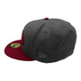 Seattle Seahawks New Era Dark Heather Gray With Burgundy Bill 59FIFTY Fitted Hat