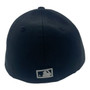 Seattle Mariners New Era All Black With White Outline Around Trident Letter "M" 59FIFTY Fitted Hat
