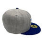 Seattle Seahawks New Era Heather Gray/Royal Blue Bill With Retro Logo 59FIFTY Fitted Hat
