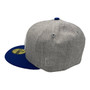 Seattle Seahawks New Era Heather Gray/Royal Blue Bill With Retro Logo 59FIFTY Fitted Hat