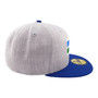 Seattle Seahawks New Era Heather Gray/Royal Blue Bill With Retro Logo 59FIFTY Fitted Hat