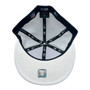 Seattle Seahawks New Era All White With Red Inside The Seahawk 59FIFTY Fitted Hat