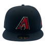 Arizona Diamondbacks New Era All Black On-Field Authentic Collection 59FIFTY Fitted Hat
