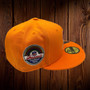 Tampa Bay Buccaneers New Era All Orange With Throwback Logo And 1980 Pro Bowl Patch On Side 59FIFTY Fitted Hat