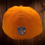 Tampa Bay Buccaneers New Era All Orange With Throwback Logo And 1980 Pro Bowl Patch On Side 59FIFTY Fitted Hat