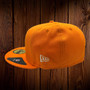 Tampa Bay Buccaneers New Era All Orange With Throwback Logo And 1980 Pro Bowl Patch On Side 59FIFTY Fitted Hat