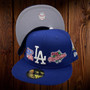 Los Angeles Dodgers New Era All Royal Blue With All Over World Series Patches 59FIFTY Fitted Hat
