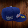 Los Angeles Dodgers New Era All Royal Blue With All Over World Series Patches 59FIFTY Fitted Hat