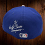 Los Angeles Dodgers New Era All Royal Blue With All Over World Series Patches 59FIFTY Fitted Hat