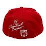 San Francisco 49ers New Era All Red With Super Bowl Patches All Over 59FIFTY Fitted Hat