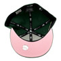 Baltimore Orioles New Era Dark Green/Pink Bottom With 50TH Anniversary Patch On Side 59FIFTY Fitted Hat