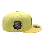 Florida Marlins New Era Soft Yellow/Forest Green Bottom With 10TH Anniversary Patch On Side 59FIFTY Fitted Hat