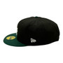 Oakland Athletics New Era Black/Dark Green Bill With Pink Bottom And 1999 World Series Patch On Side 59FIFTY Fitted Hat