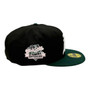 Oakland Athletics New Era Black/Dark Green Bill With Pink Bottom And 1999 World Series Patch On Side 59FIFTY Fitted Hat