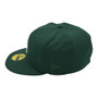 Los Angeles Dodgers New Era All Dark Green/Pink Bottom With 75TH World Series Patch On Side 59FIFTY Fitted Hat