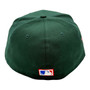 Los Angeles Dodgers New Era All Dark Green/Pink Bottom With 75TH World Series Patch On Side 59FIFTY Fitted Hat