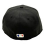 Philadelphia Phillies New Era All Black 2008 World Series Patches In The Front 59FIFTY Fitted Hat