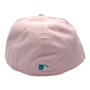 Seattle Mariners New Era All Pink/Teal Bottom With 2001 All Star Game Patch On Side 59FIFTY Fitted Hat