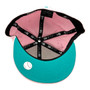 Seattle Mariners New Era All Pink/Teal Bottom With 2001 All Star Game Patch On Side 59FIFTY Fitted Hat