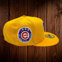 Chicago Cubs New Era All Gold/Pink Bottom With 1962 All Star Game Patch On Side 59FIFTY Fitted Hat