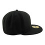 Seattle Steelheads New Era Black With White And Light Gray Bottom Negro League 59FIFTY Fitted Hat