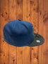 Seattle Seahawks New Era Navy/Black Bill 2021 NFL Sideline Road 59FIFTY Fitted Hat