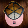 Tacoma Rainiers New Era All Panama Tan/Pink Bottom With Familia De Tacoma Patch On Side 59FIFTY Fitted Hat