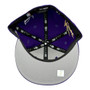 Los Angeles Lakers New Era All Purple/Gray Bottom With Los Angeles Patches All Over 59FIFTY Fitted Hat
