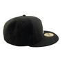 Tacoma Rainiers New Era Black And White Basic Logo With Gray Bottom 59FIFTY Fitted Hat