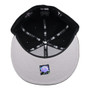Tacoma Rainiers New Era Black And White Basic Logo With Gray Bottom 59FIFTY Fitted Hat