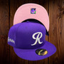 Tacoma Rainiers New Era All Purple/Pink Bottom With Rainiers Patch On Side 59FIFTY Fitted Hat