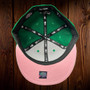 Tacoma Rainiers New Era All Green/Pink Bottom With Rainiers Patch On Side 59FIFTY Fitted Hat