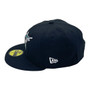Florida Marlins New Era All Black/Gray Bottom Cooperstown Logo 59FIFTY Fitted Hat