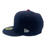 St. Louis Cardinals New Era All Navy/Gray Bottom Cooperstown Logo 59FIFTY Fitted Hat