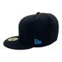 Miami Marlins New Era All Black 2019 Game Authentic Collection On-Field Home 59FIFTY Fitted Hat