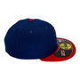 Texas Rangers New Era All Dark Royal Blue/Red Bill Diamond Era 59FIFTY Fitted Hat
