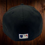 Florida Marlins New Era All Black/Gray Bottom With 1997 World Series Patches 59FIFTY Fitted Hat
