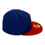 Texas Rangers New Era All Dark Royal Blue/Red Bill/Red Button With State Logo Diamond Era 59FIFTY Fitted Hat