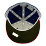 Texas Rangers New Era All Dark Royal Blue/Red Bill With State And Black Undervisor Diamond Era 59FIFTY Fitted Hat