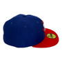 Texas Rangers New Era All Dark Royal Blue/Red Bill With State Logo Diamond Era 59FIFTY Fitted Hat 2