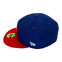 Texas Rangers New Era All Dark Royal Blue/Red Bill With State Logo Diamond Era 59FIFTY Fitted Hat 2