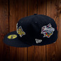 New York Yankees New Era Navy/Gray Bottom With World Series Patches All Over 59FIFTY Fitted Hat