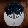 Atlanta Braves New Era All Navy Blue/Gray Bottom With The ATL Patch 59FIFTY Fitted Hat