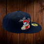 Atlanta Braves New Era All Navy Blue/Gray Bottom With The ATL Patch 59FIFTY Fitted Hat