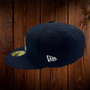 Atlanta Braves New Era All Navy Blue/Gray Bottom With The ATL Patch 59FIFTY Fitted Hat