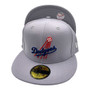 Los Angeles Dodgers New Era All Gray Cooperstown 59FIFTY Fitted Hat