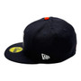 Detroit Tigers New Era All Navy Blue/Gray Bottom 1957 Cooperstown Logo 59FIFTY Fitted Hat